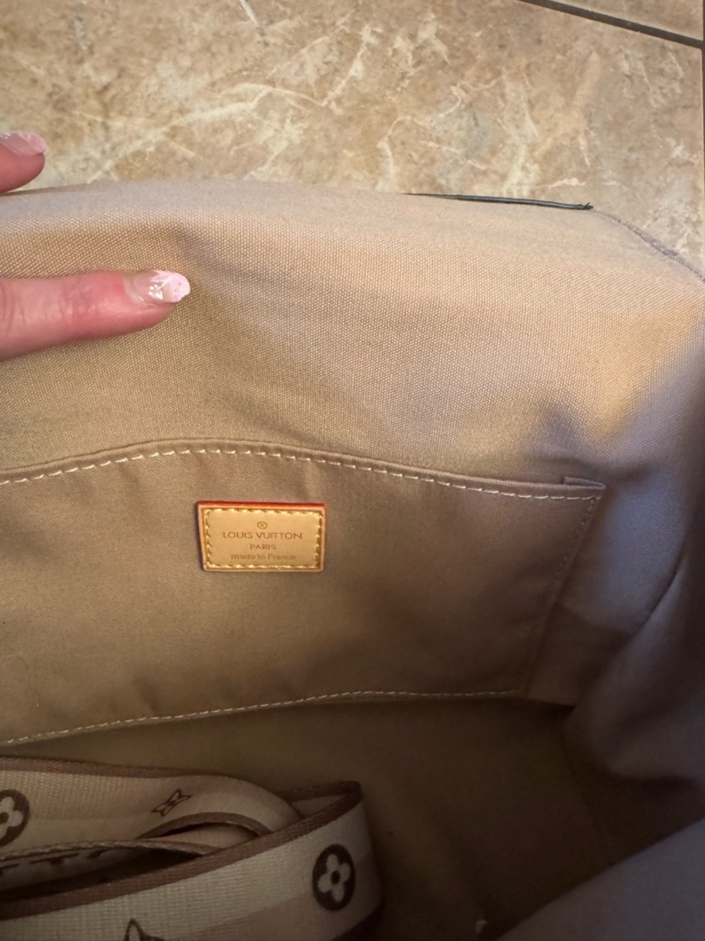 Louis Vuitton Brown Monogram Top-Handle Satchel with Natural Vachetta - Picture 8 of 8